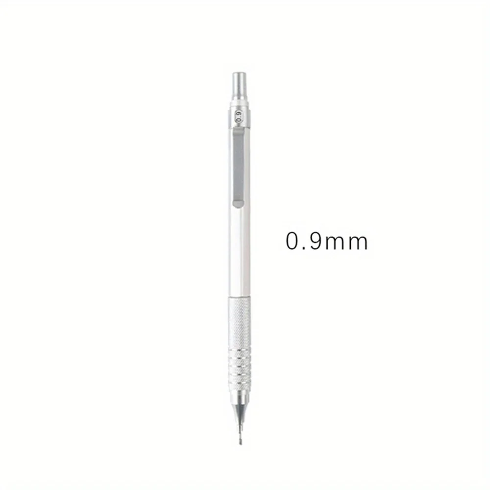0,3/0,5/0,7/0,9/2,0 mm Druckbleistift, niedriger Schwerpunkt, Metallzeichnung, spezieller Bleistift, Büro, Schreiben, Kunstbedarf für die Schule – Detail 13