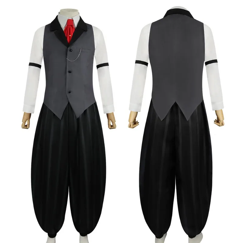 Hazbin Hotel Zestial Vox Sir Pentious Cosplay Costume Sinner Lord Green Cape TV Head Suit Stage Outfit for Men Halloween Party - view 5