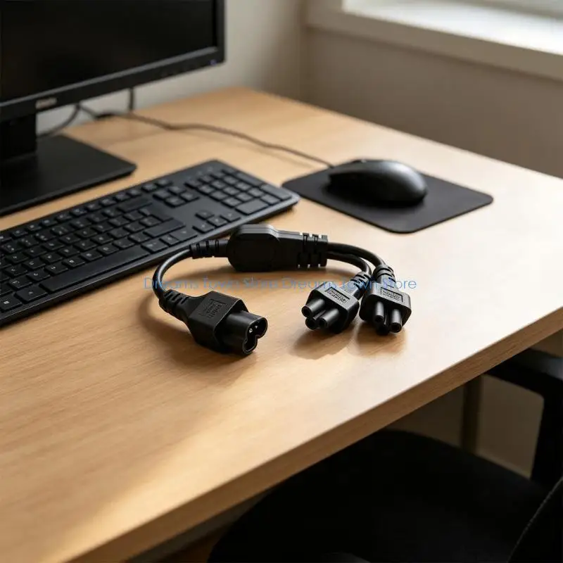 HX6A Efficient Power Sharing Cable 0.3Meter Input To 2XC5 Output For Simultaneous Charging Of Multiple Devices