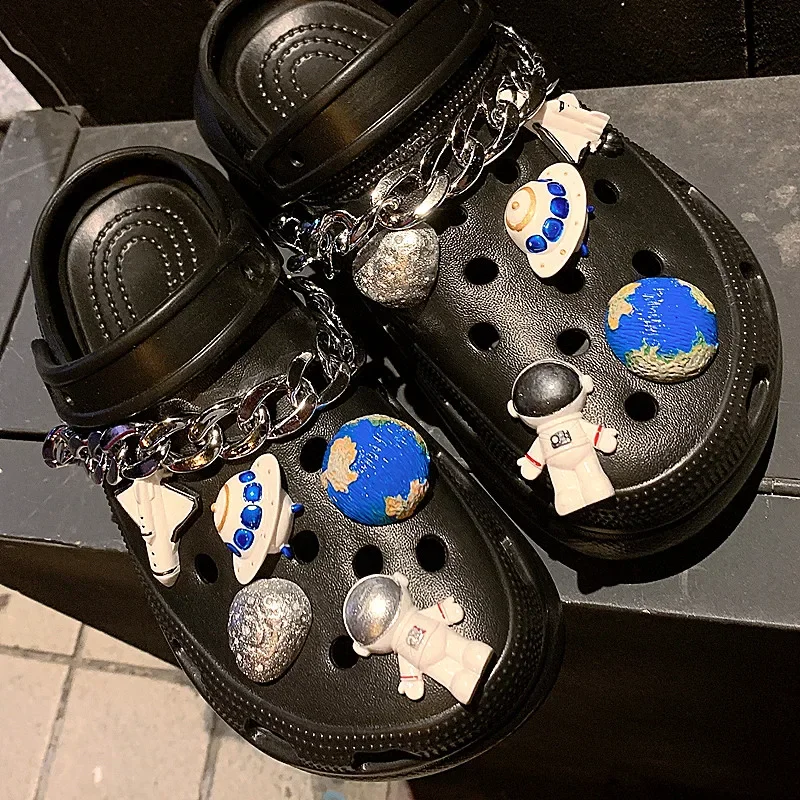 크록스 참 여름 핫 청바지 장식, 크리스마스 선물, 소년 소녀 신발 액세서리 핀, 키즈 여성, 크록스 참 