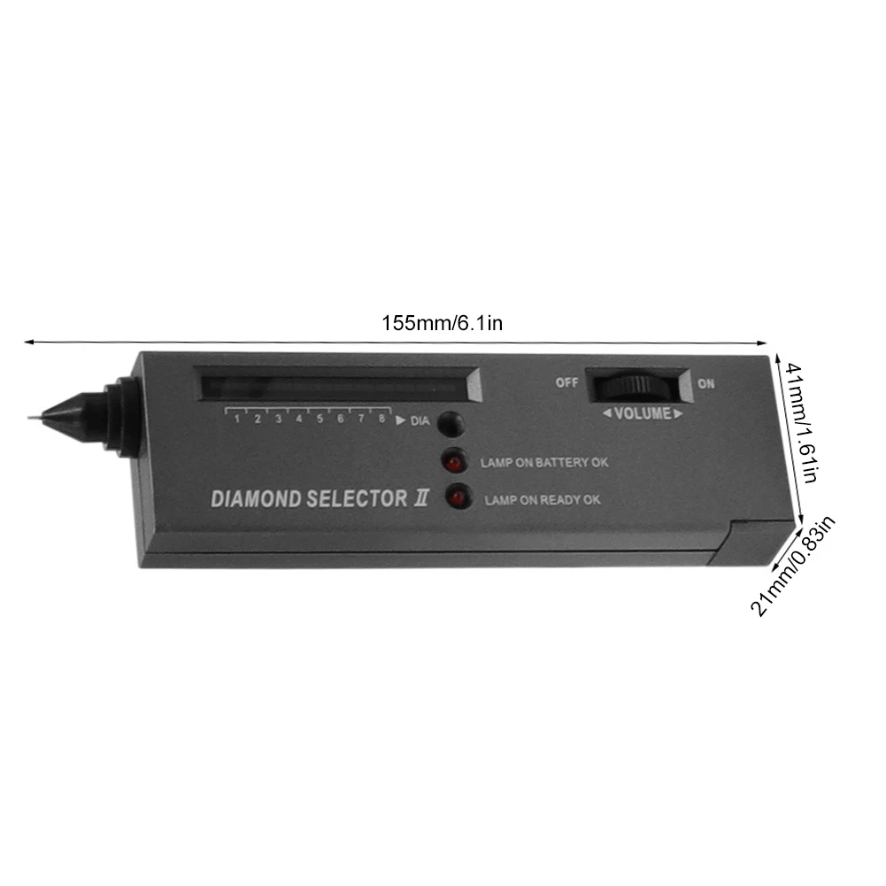 Imagem -06 - Led Diamante Indicador Teste Caneta Tester de Alta Precisão Diamante Gemstone Gem Selector Jóias Verer Ferramenta Profissional