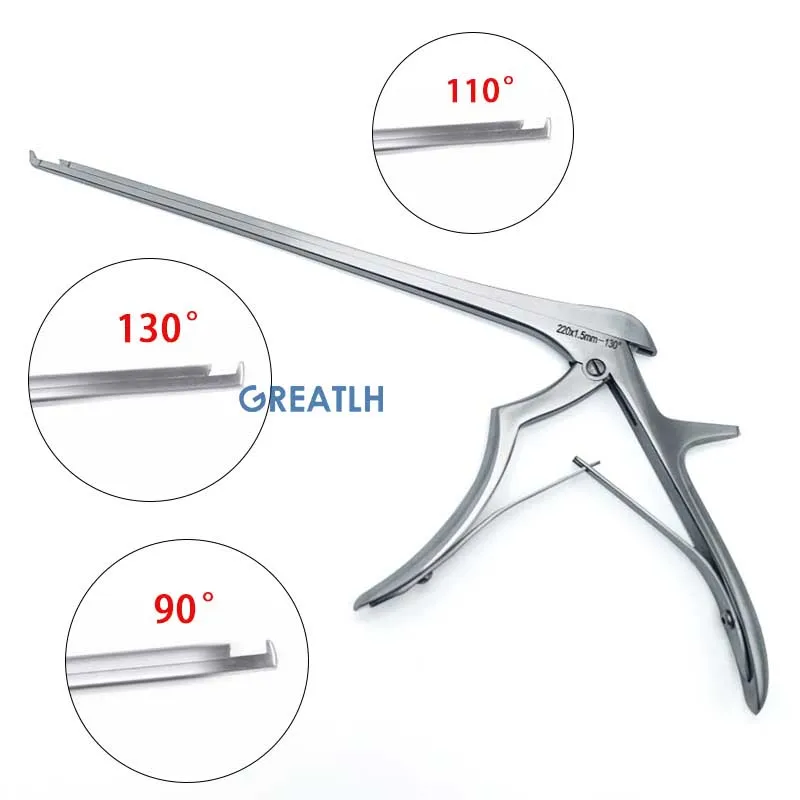 Imagem -04 - Instrumento Ortopédico de de Rongeur do Osso do Kerrison de 220 mm Aço Inoxidável