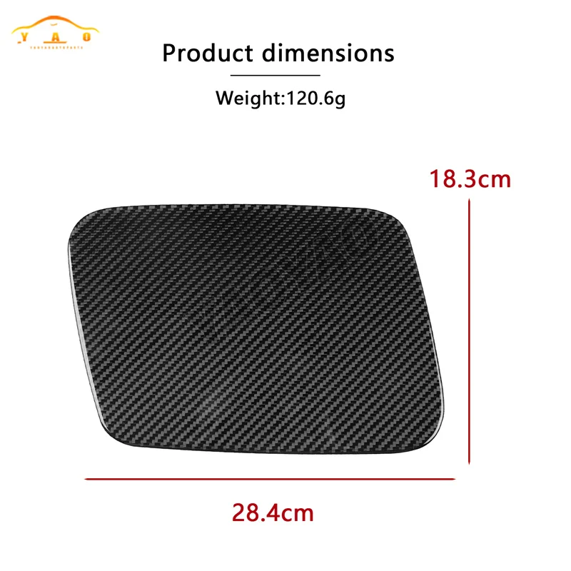 

Real Carbon Fiber Fuel Tank Cap Cover Sticker Trim Car Accessories For BMW 5 Series i5 G60 G68 2024 2025