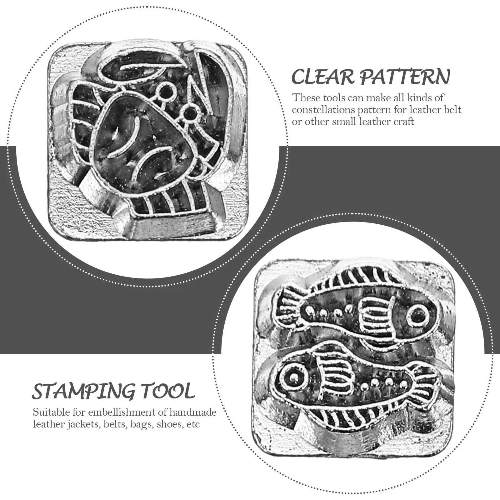 

1Set Stamping Kit Smooth Finish Theme Punch Tools for DIY Crafting Belt Strap Making Accessories