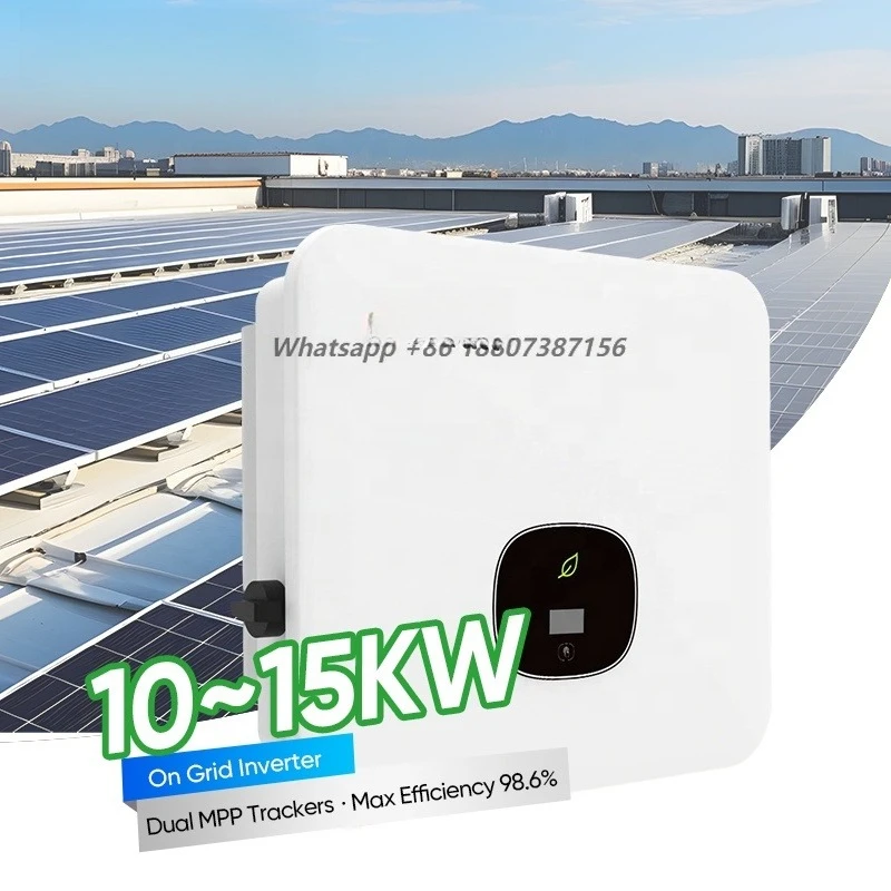 Photovoltaic Inverter on Grid 10kw 15kw Three Phase Wifi on Grid Hot Sell String Inverter for House