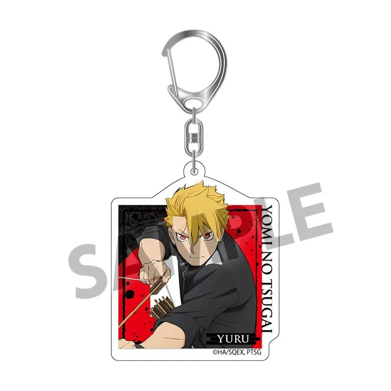 Anime Daemons of the Shadow Realm Acrylic Keychain Pendant Bag Car Keychain Cell Phone Pendant Present Fans Birthday Gifts