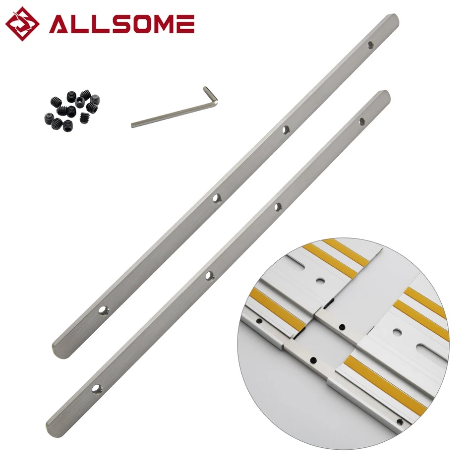 Rail de Guidage pour Makita Kit, Compatible pour Makita und pour Festool, Rail pour Makita, Tringle à Rideaux Connecteurs de Rail