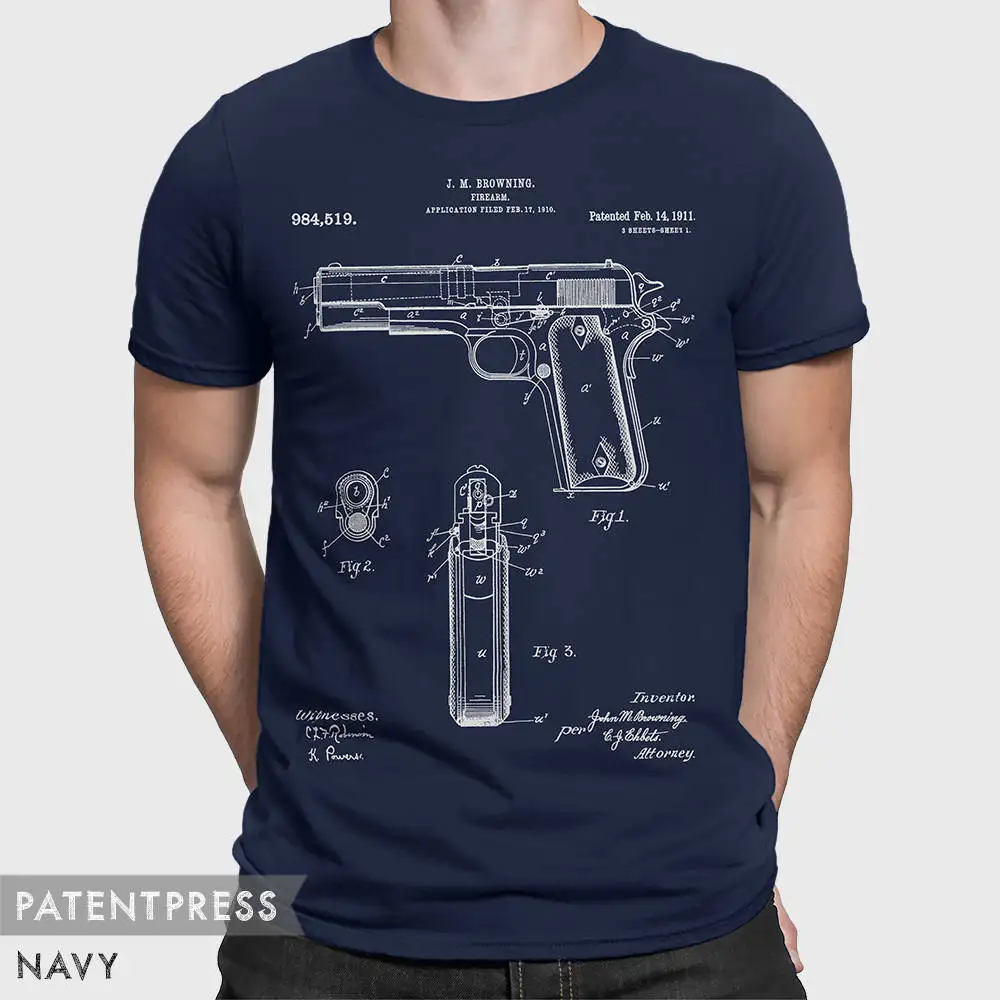 Colt T Shirt For Gun Lover 1911 Pistol Husband Shooting Dad s Him 45 P167