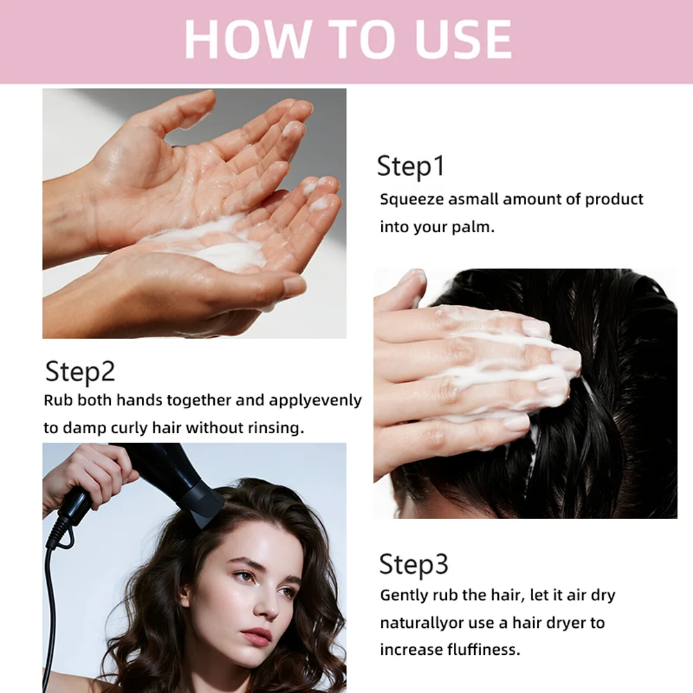 كريم تجعيد زيت الأرغان المغربي وزيت جوز الهند من YUITIKUE، لمعان ونضارة تدوم طويلاً، يعزز تجعيد الشعر.