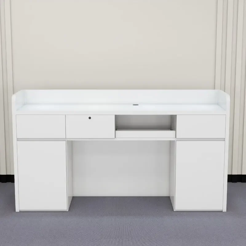 مكتب صغير مكتب الاستقبال مكافحة مستحضرات التجميل الترويجية الجدول منصة خشبية حامل الأثاث تصفيف الشعر Pulpitos الكنائس مخازن بار