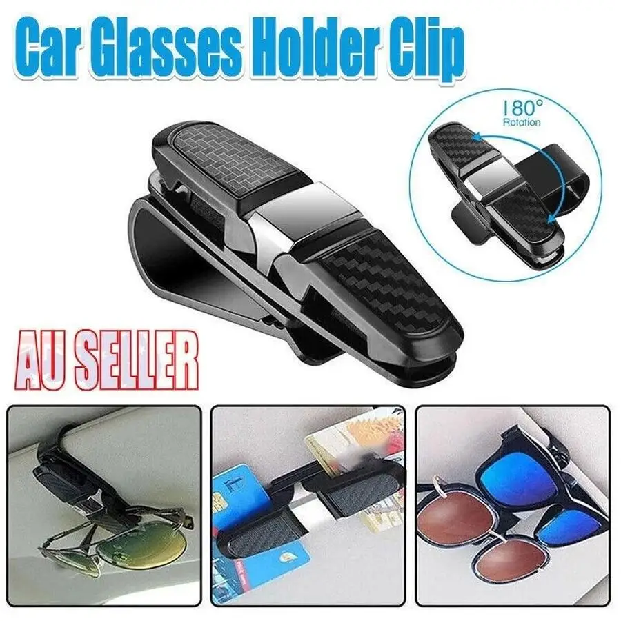 1/5/10/20/50/100pcs Multi-functional Glasses Holders For Car Sun Visor, Glasses Eyeglasses Mount With Ticket Card Clip Love Mini