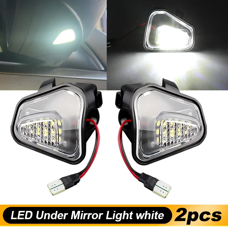 

2PCs SMD White Led Puddle Lights Module Under Side Mirror Lamps For VW Passat CC Passat B7 Scirocco MK3 Jetta MK6 EOS CC 11-2019