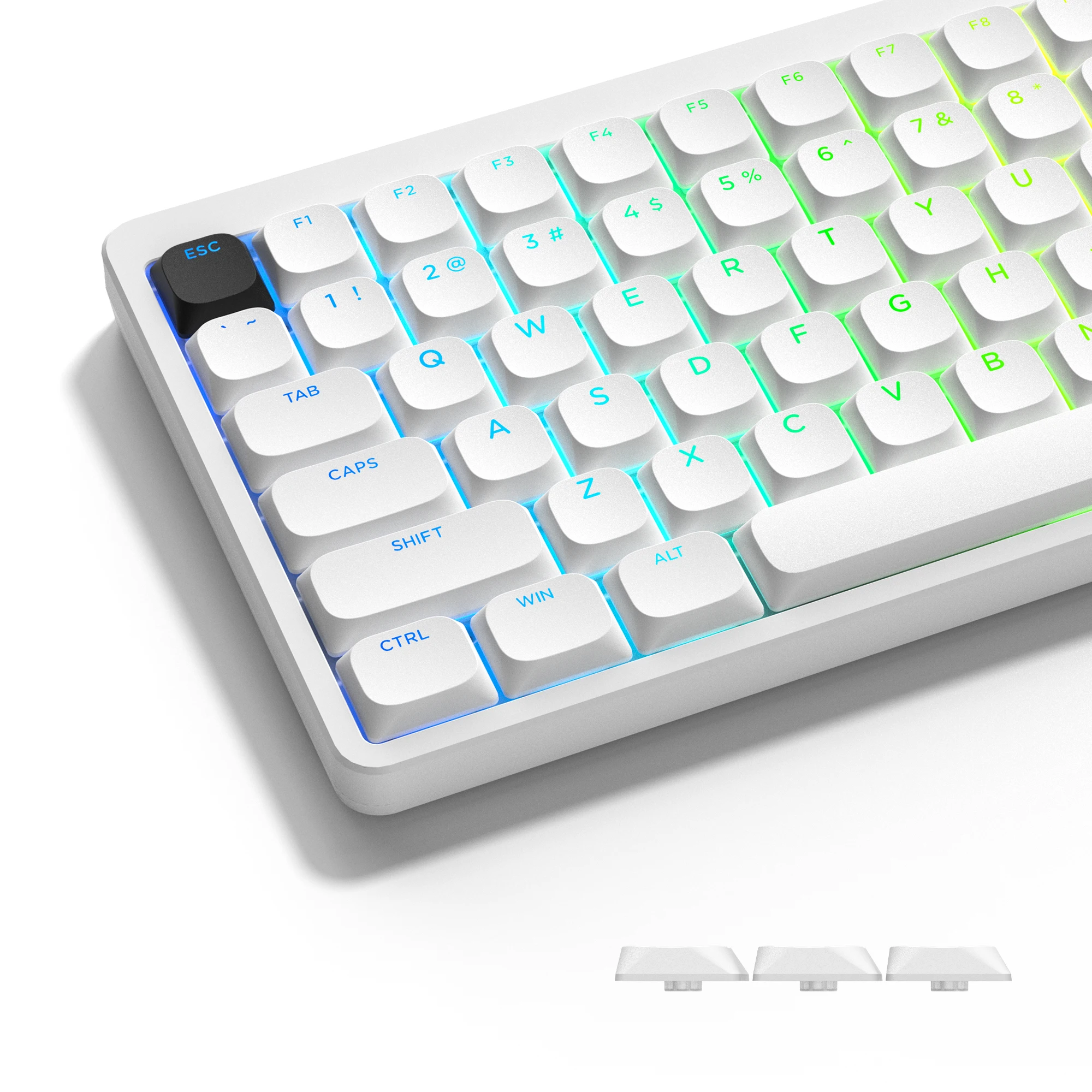 

143 Key Custom Low Profile PBT Keycaps Double Shot Key cap Full Set for Gateron Cherry MX Switches Gamer Mechanical Keyboard
