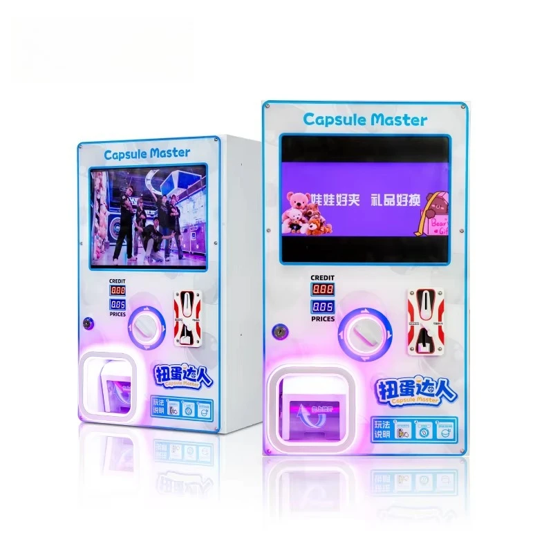 

Coin Operation Twisted Egg Capsule Gacha Toy Vending Machine Custom Gacha Machine
