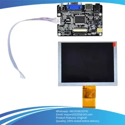 5 inch TFT LCD Screen Display Panel 640x480 ZJ050NA-08C with HDMI VGA AV LCD Controller Driver Board Work for 50Pin TTL LCD New