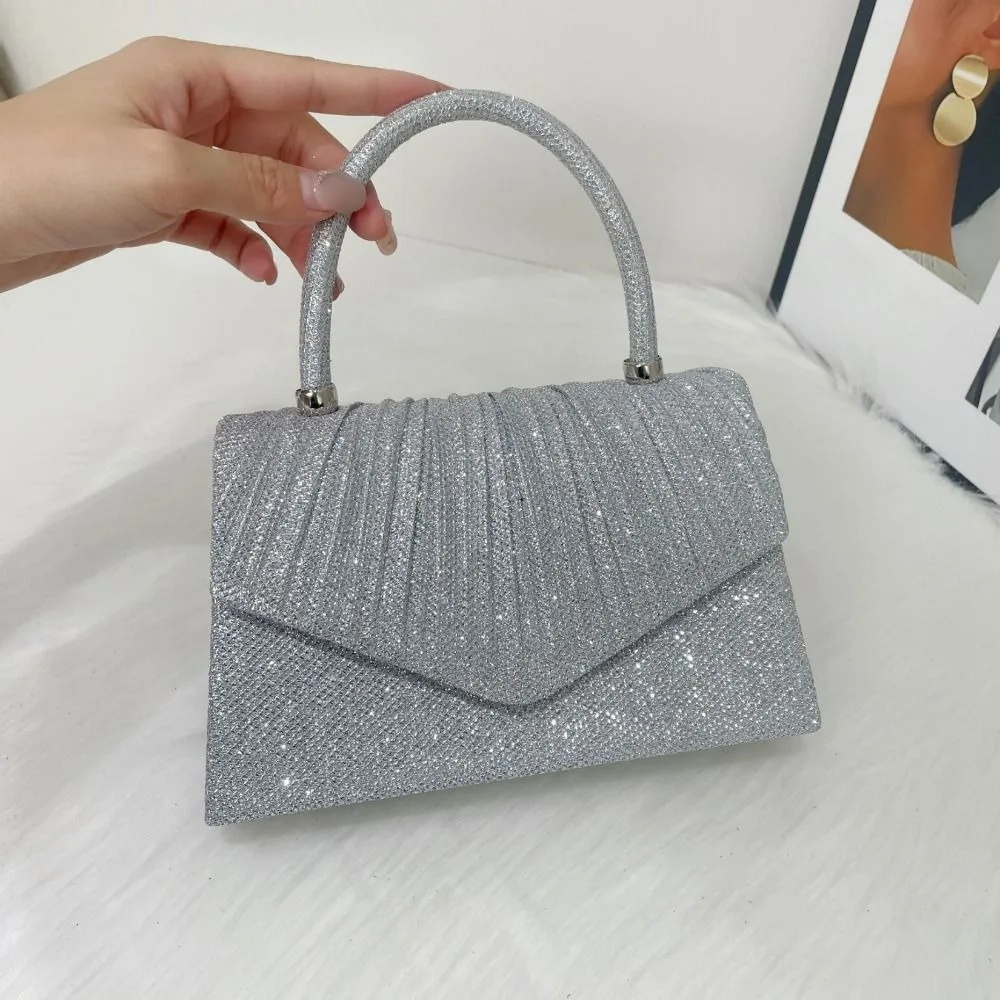 

Lightweight Advanced Sense Banquet Bag Luxury Elegant Women Evening Handbag Fashionable Chain Dinner Purse Storage
