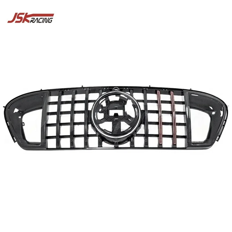 

Carbon Fiber Front Grille For 2023-2024 Mercedes Benz Gle-Class AMG GLE63 Coupe Upgrade To BS Style
