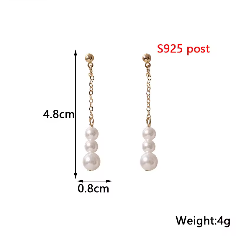 Pure White Women's Dangle Earrings Blooming Flower Acrylic Enamel Butterfly Imitation Pearl Heart Hanging Earrings Elegant brinc - Image 31