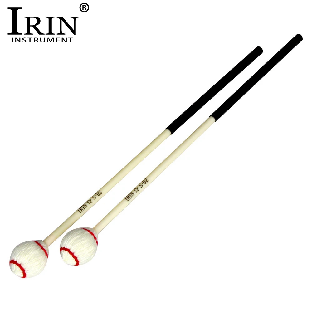 

IRIN 1 Pair Marimba Mallets Drumsticks High Quality Percussion Accessory for Xylophone Glockenspiel Bell Musical Instrument