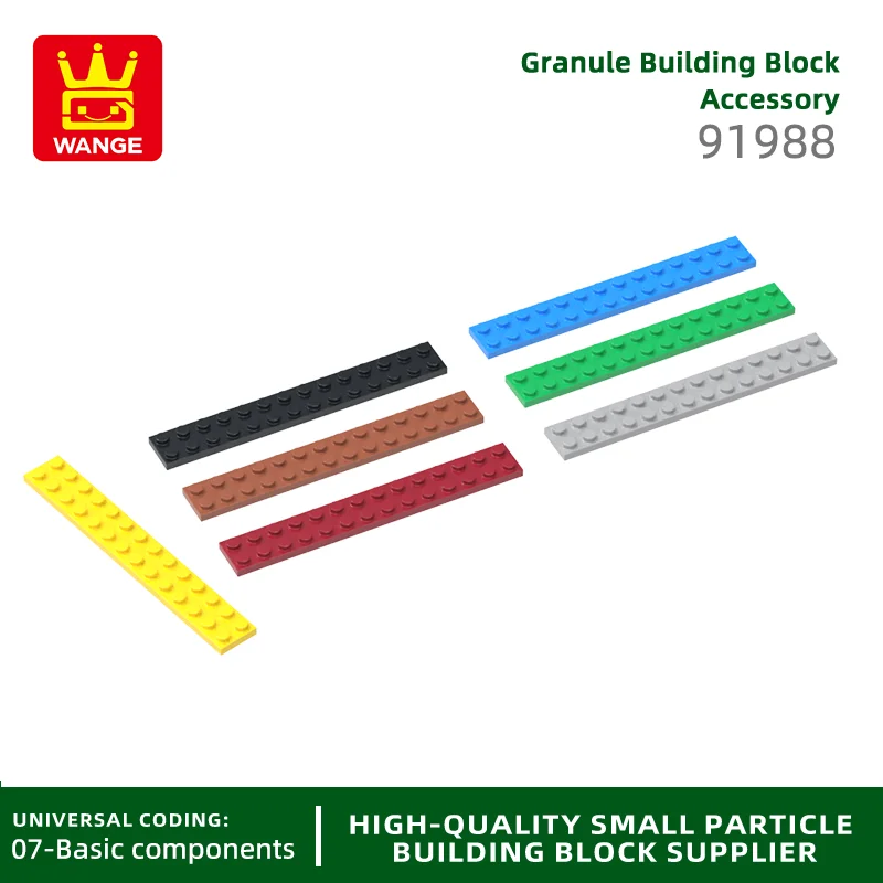 1Pcs 91988 Plate 2x14 Building Blocks Moc Color Accessories Compatible with Brick DIY Construction Toys