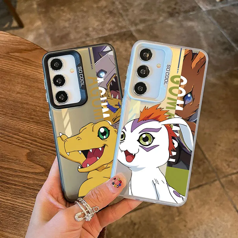 Funda de teléfono para Samsung A06 A12 A13 A14 A15 A16 A23 A24 A25 A26 A33 A34 A35 A36 A52 A54 A55 A56 Anime D-Digimon Adventure
