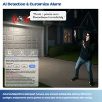 ALEVIO 2.5K Outdoor Solar Surveillance Camera WiFi Wireless Security Camera Ultra Standby AI Detection Color Vision Battery Cam 5