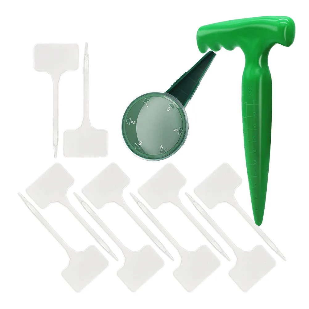 

1Set Exquisite Craftsmanship Plastic Dispenser Portable Sowing Tool for Home Garden Small Seeds Planting Sowing Spreader