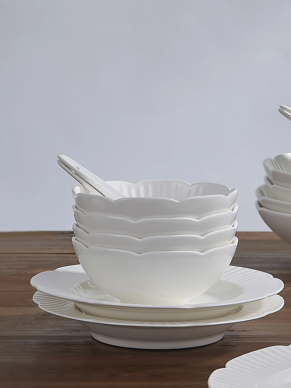 

Manxu Cerc Bowl High Aesthetic Value Breakfast Bowl Household Use Jingdezhen Premium Quali Dinnerware Unique Design
