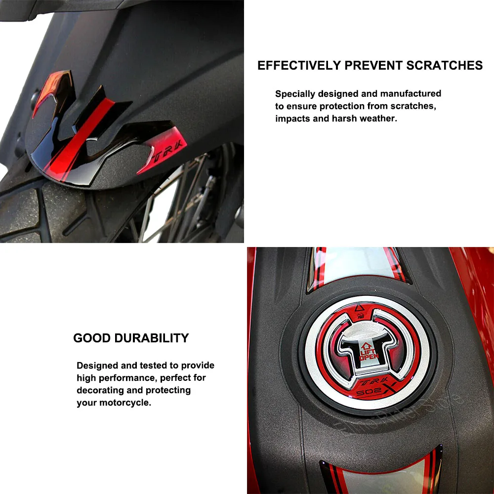 Trk 502 X Voor Benelli Trk 502X2018-2020 Motorfiets 3d Hars Bescherming Stickers Kit Waterdichte Anti-Kras Beschermer