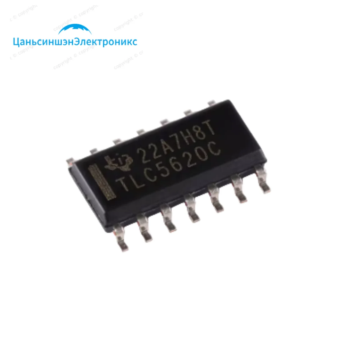 

2 шт., цифро-аналоговый чип-преобразователь TLC5620CDR SOIC-14 8-bit