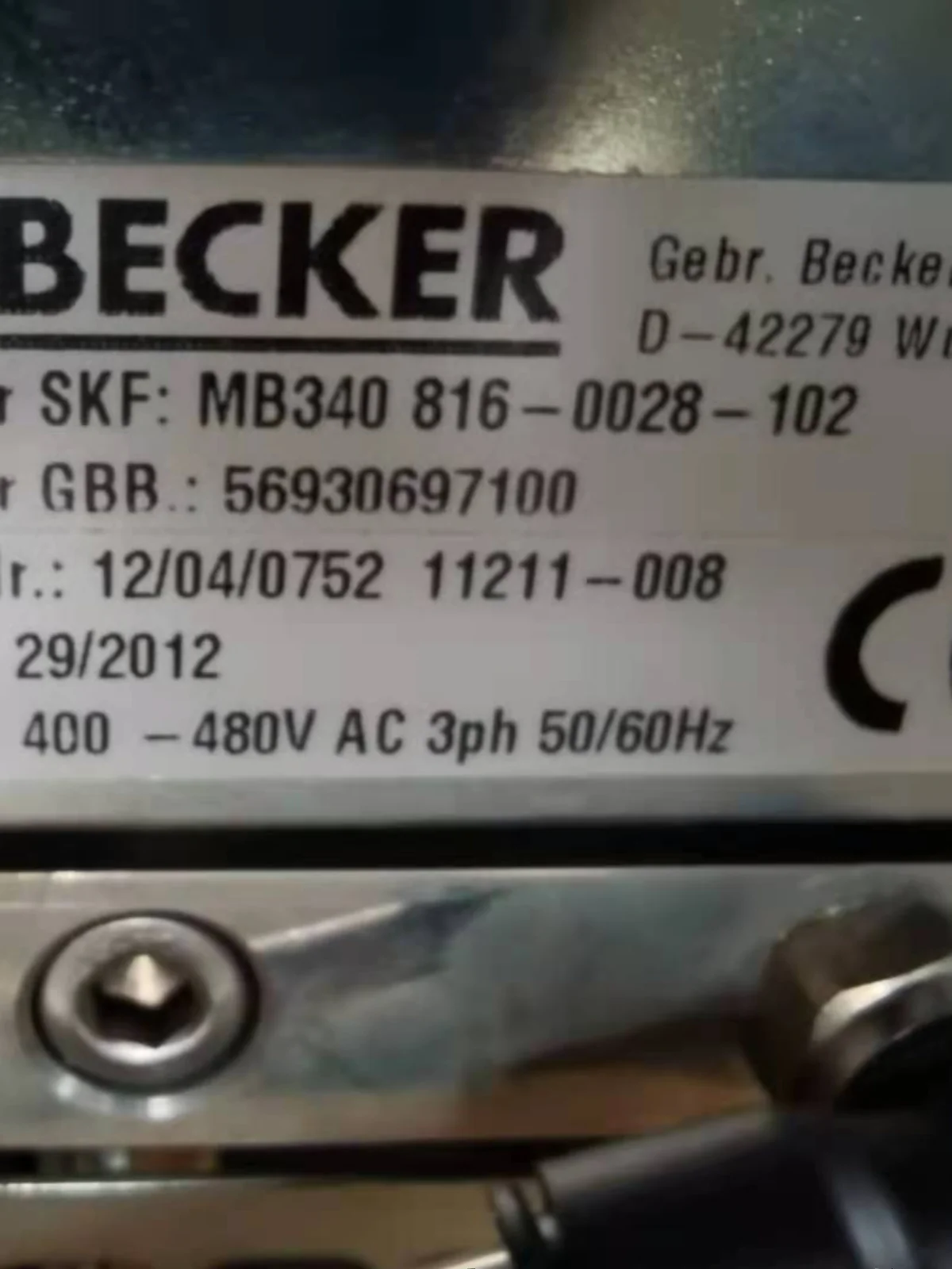 BECKER Inverter MB340 816-0028-102 Original Stock