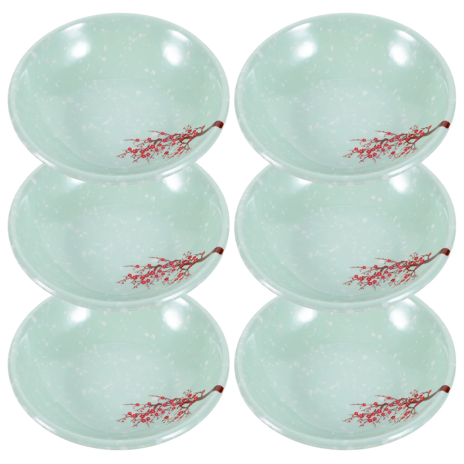 

6Pcs Reusable Melamine Sauce Plates Stain Resistant Condiment Container for Bar Restaurant Dipping Dish Sauce Plates