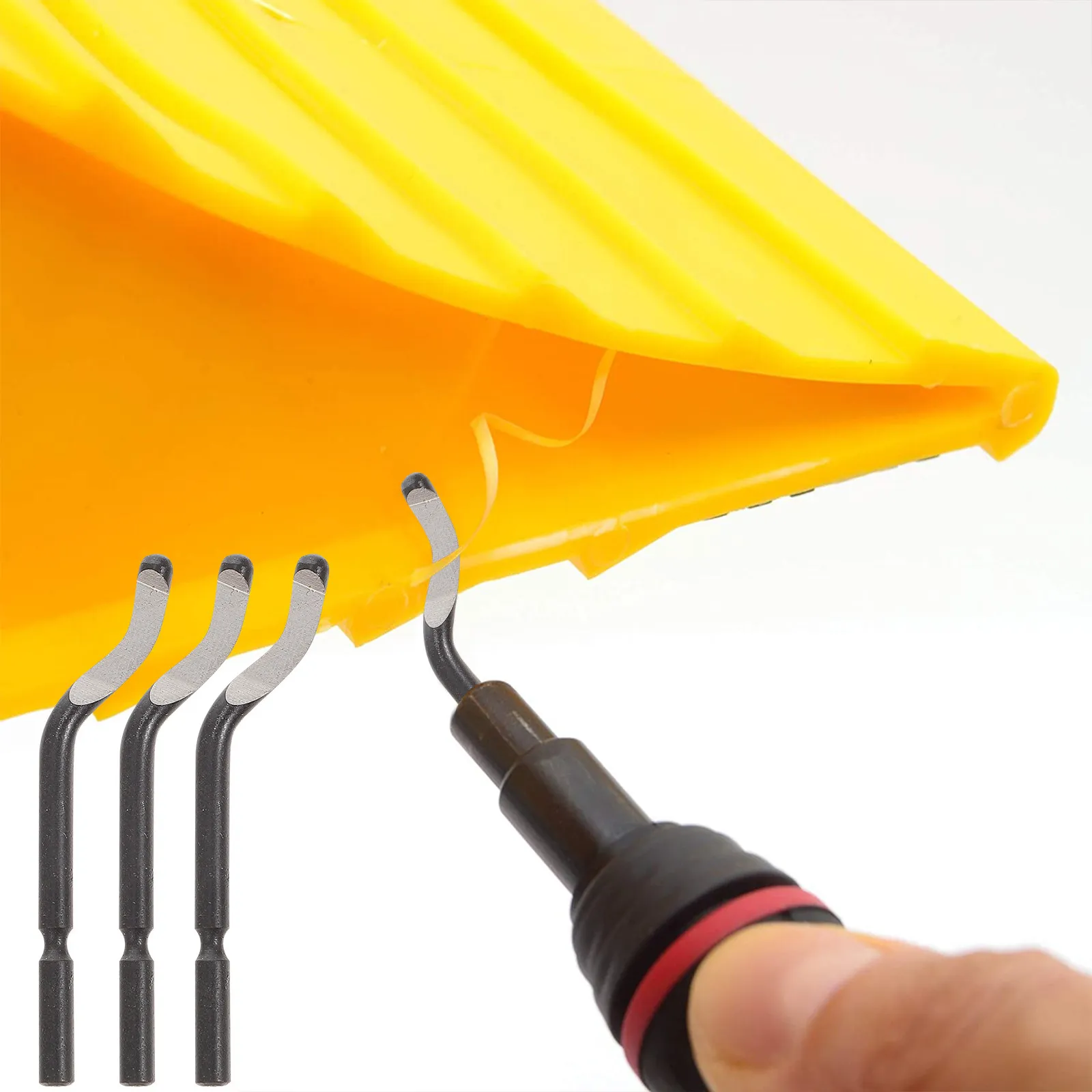 10Pcs Rotary Deburring Blades Set Strong Wear Resistant Tools for Metal Plastic Copper Burr Removal Copper Deburring Tool - view 5