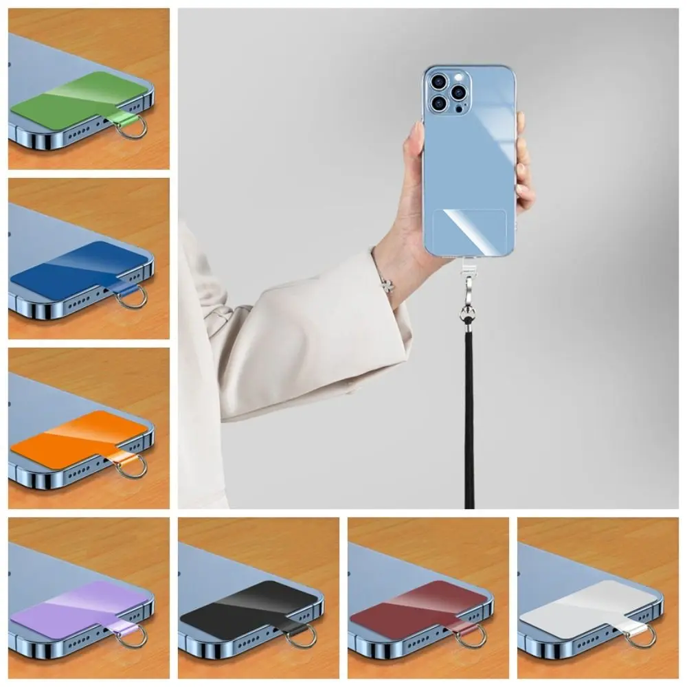 بولي TPU الهاتف المحمول مكافحة خسر الحبل طوقا مكافحة خسر انفصال الهاتف معلقة الحبل حزام التصحيح لينة حلقة معدنية سوار مشبك