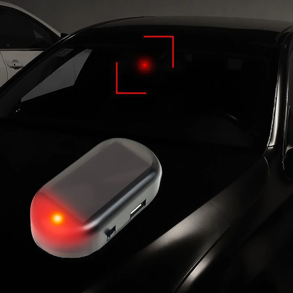 Solar Powered Wireless Warning Anti-Theft Caution Lamp Simulated Dummy Alarm Super Bright Blue/Red Light Flashing Imitation Lamp - Image 3