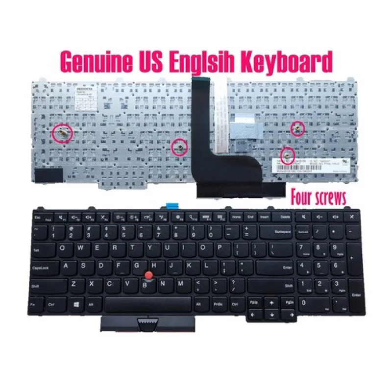 

Y+US Keyboard for Lenovo ThinkPad P51(20HH/20HJ) P71(20HK/20HL) 01HW241 01ER951