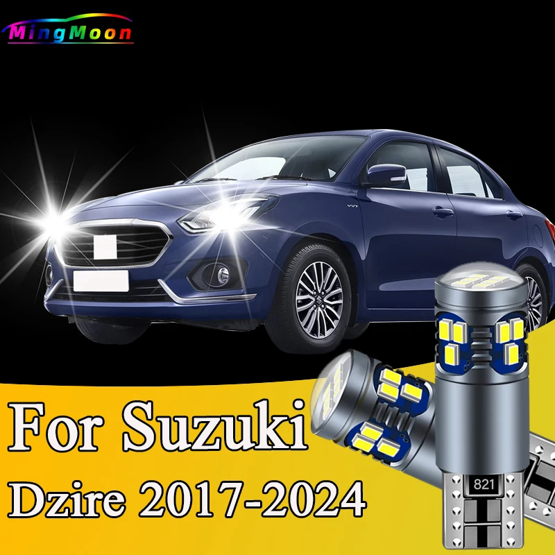 2Pcs T10 Car LED Bulbs Parking Lamp Clearance Interior Lights For Suzuki Dzire 2017 2018 2019 2020 2021 2022 2023 2024