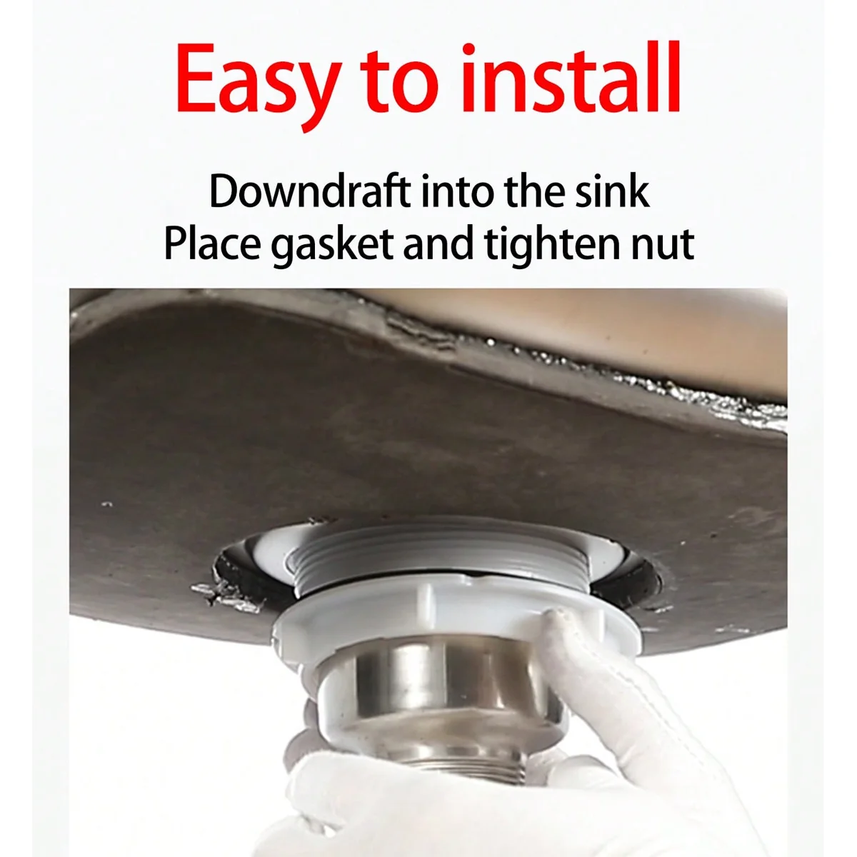 ワンピースステンレス鋼シンクフィルターバスケット、キッチンステンレス鋼洗面台シンク水切りアクセサリー食器洗い機シングルと