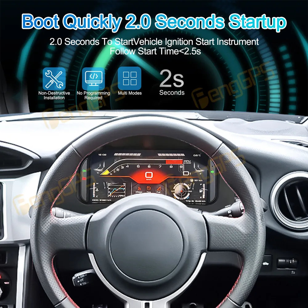 

Цифровая приборная панель LCD для Toyota 86 Subaru BRZ 2013-2019, многофункциональный спидометр, панель приборов, кокпит.