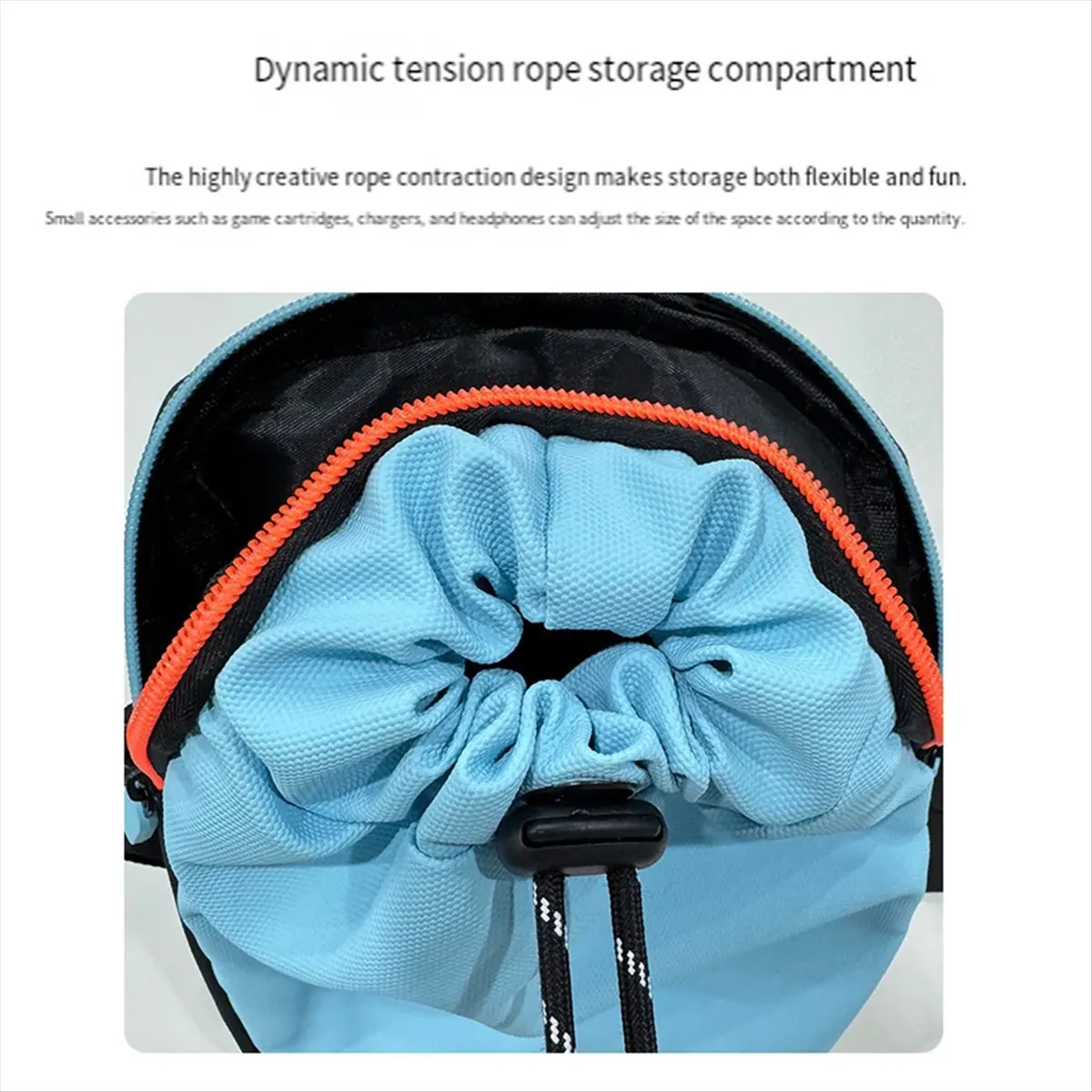 Promotion For Switch 1/2 Travel Carrying Case Portable Carry Case Zipper Diagonal Rope Contrast Color Storage Bag Accessories