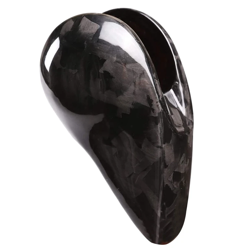 Knob Cover For-Porsche Macan 2014-2020 Panamera 2014-2016 Carbon Fiber Full Forged Gear Shift Knob Cover Trim