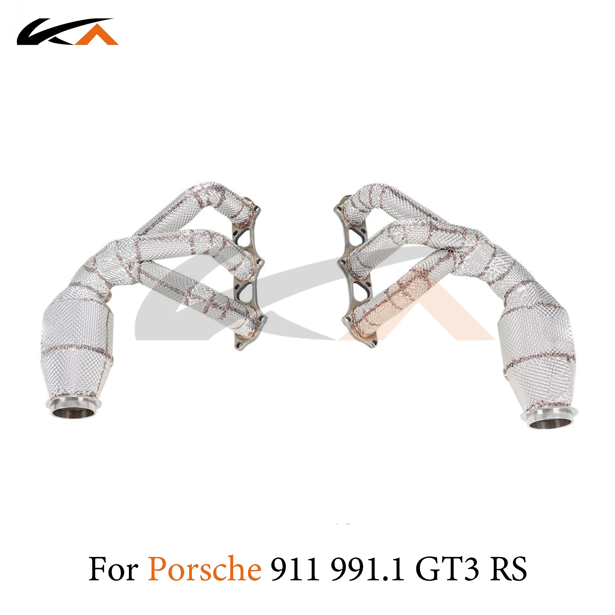 

KA Tuning manifold exhaust system stainless headers for Porsche 911 991.1 GT3 RS 3.8L performance parts heat shield catalysis