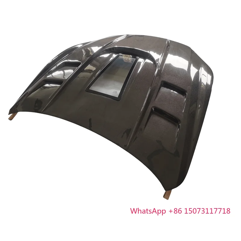 

High Quality Front Hood for Ghibli Carbon Fiber M Style Engine Hood Cover Ventilated Hood 1 Piece
