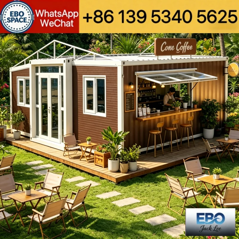 20ft Luxury Mobile Capsule House Prefab Space Cabin Waterproof Sound Insulation Glamping Hotel