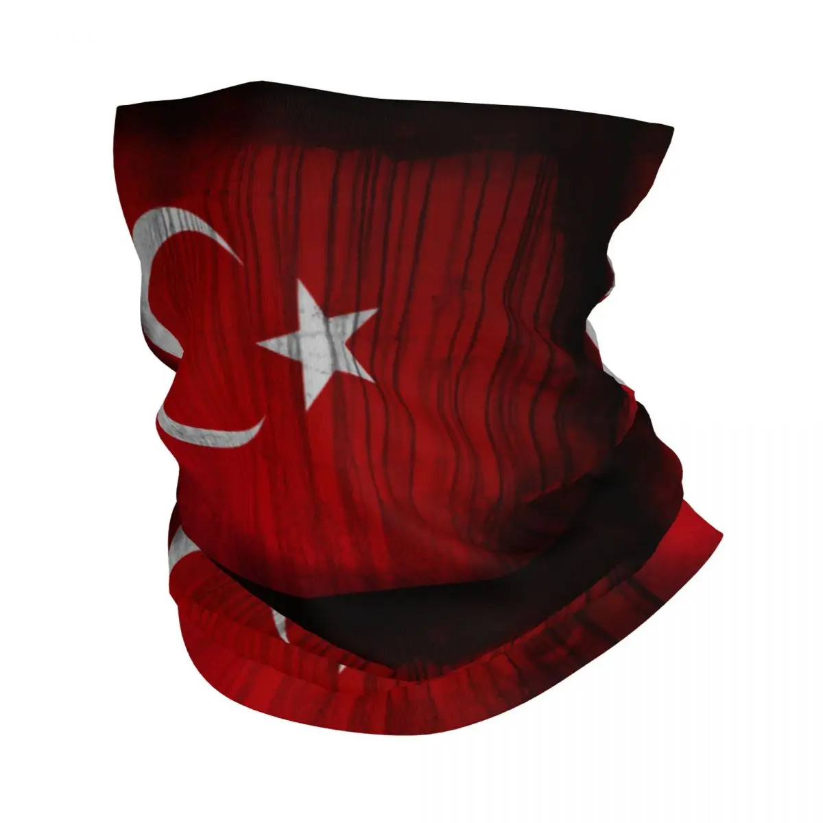 Turkey Flag Bandana Neck Gaiter Printed Balaclavas Magic Scarf Multi-use Cycling Scarf Cycling for Men Women Adult Windproof