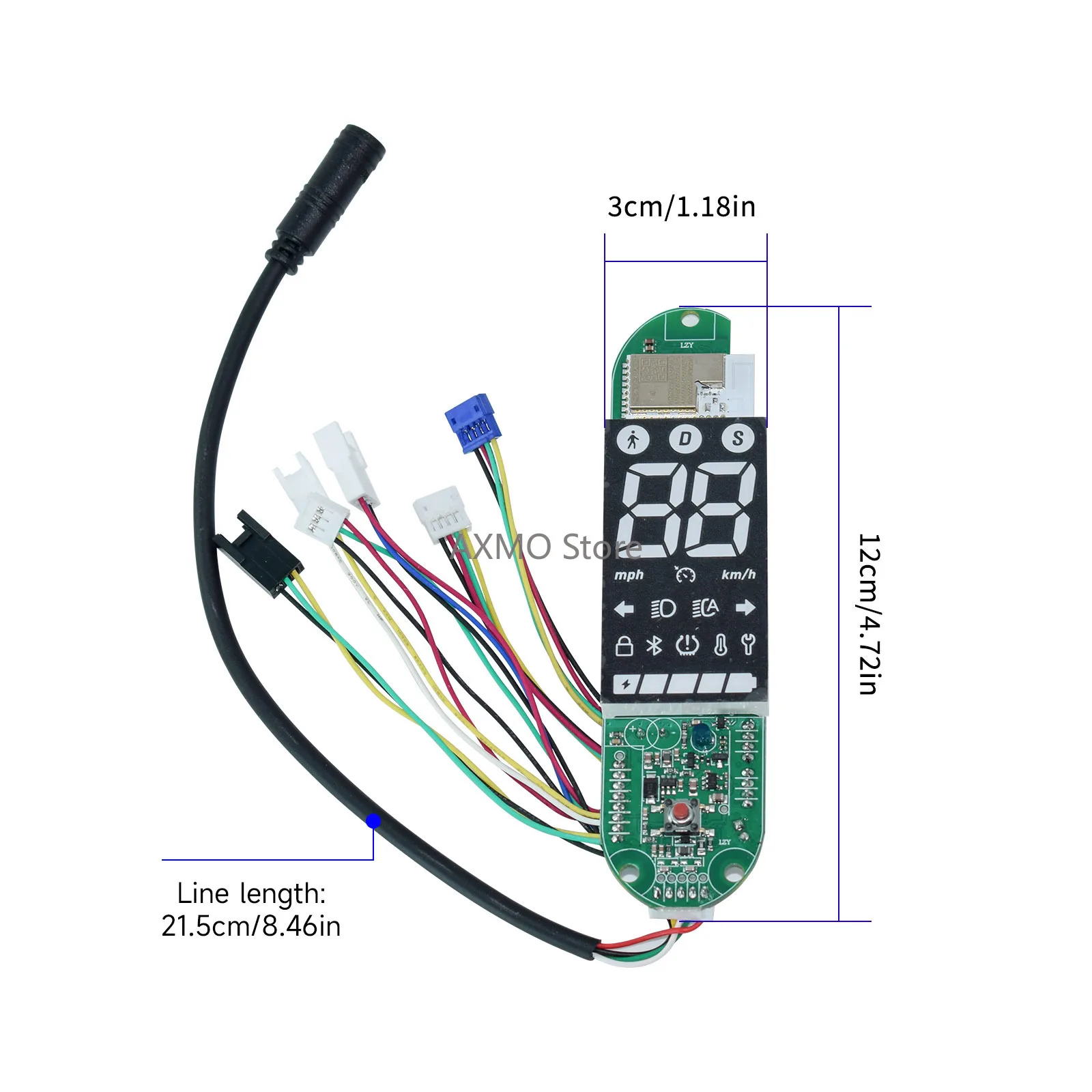 Electric Scooter Dashboard for Xiaomi 4 Pro/Max Circuit Board LED Display Screen PCB Board Replacement Parts Accessories