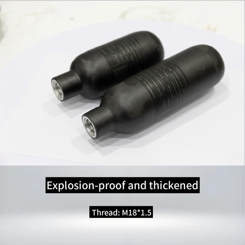 Imagen 2 del producto HEXGER-TECH 300Bar 4500Psi cilindro de fibra de carbono tanque de buceo de alta presión HPA hilo de buceo M18 * 1,5