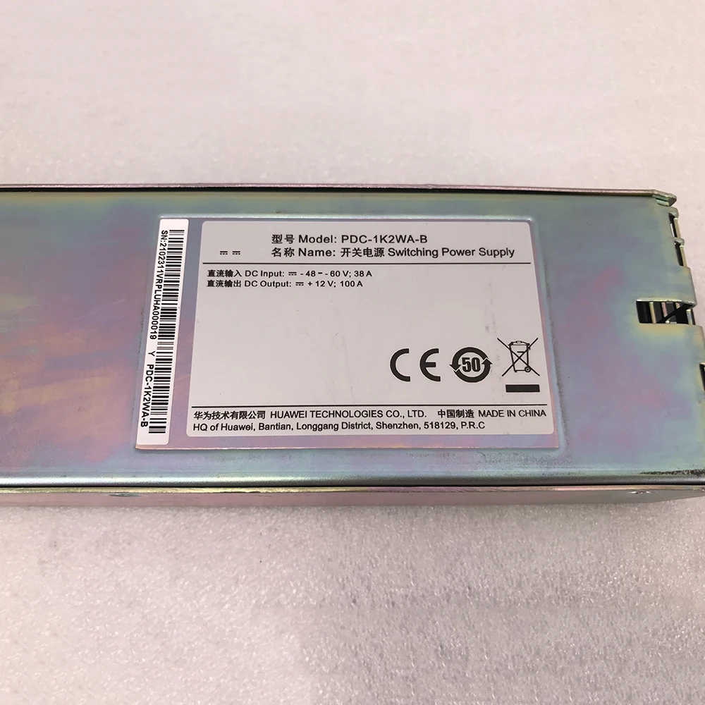 

PDC-1K2WA-B CloudEngine5800/6800/7800/8800 Series Switch Power Supply