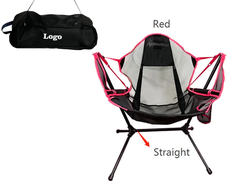 Factory sell rocking chair outdoor rocking camping chair leisure rocking folding chairs with high quality