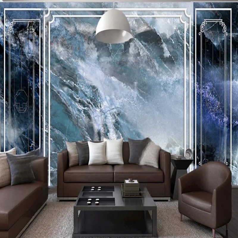

Custom Photo Wallpaper Modern 3D Stereo Abstract Geometric Marble Pattern Mural Living Room Sofa TV Background Decor Wall Papers